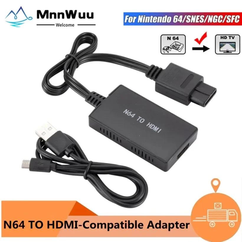 MnnWuu HDMI ȣȯ ȯ  ܼ , ÷  ÷ HD ̺ , ٵ 64, NGC, SNES, 720P, 1080P, N64